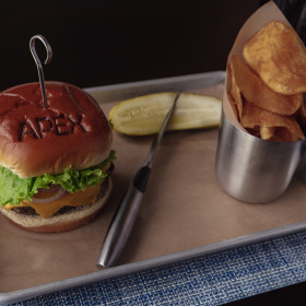 Burger at Apex at Seven